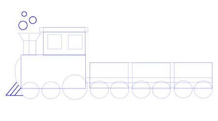 آموزش نقاشی قطار کودکانه,نقاشی قطار,آموزش مرحله به مرحله نقاشی قطار